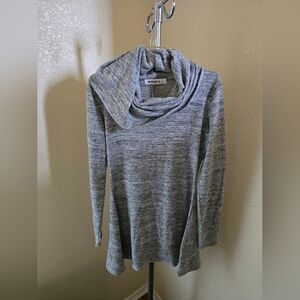 Doublju Pullover Long Sleeve Turtle Neck Dress